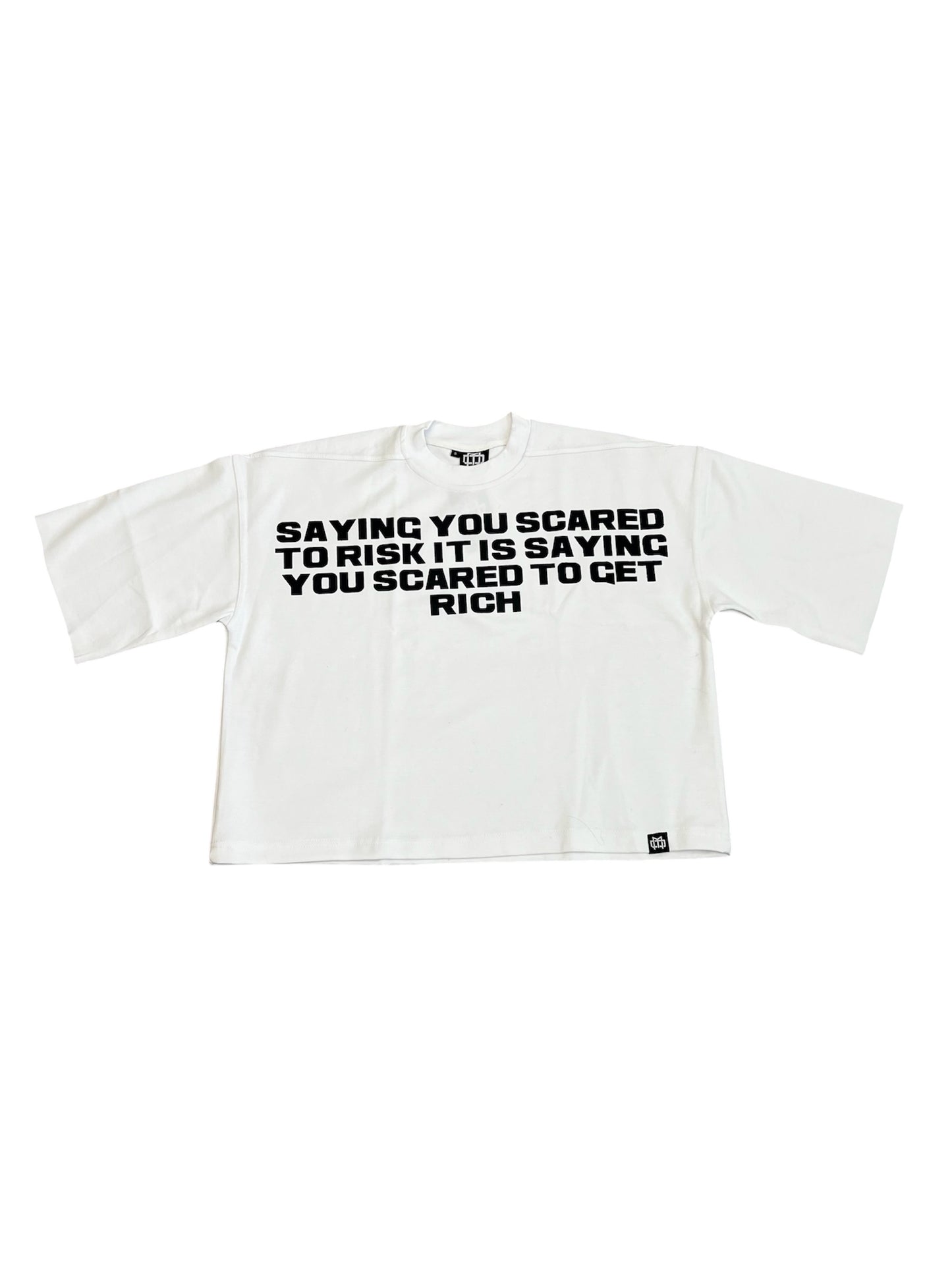 “Risk To Rich” - White Tee