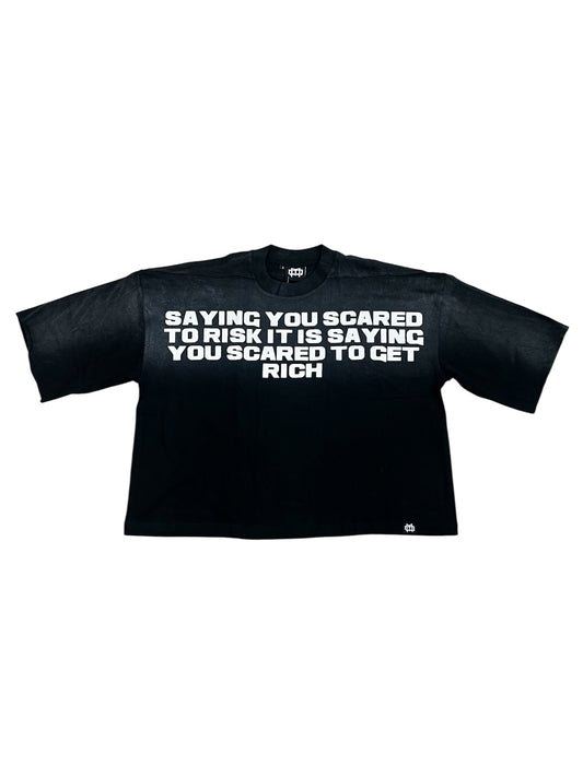 “Risk To Rich” - Black Tee