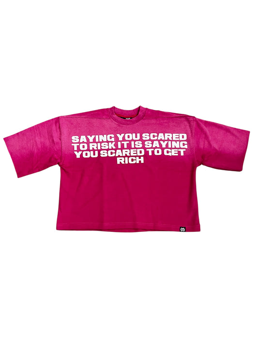 “Risk To Rich” - Pink Tee