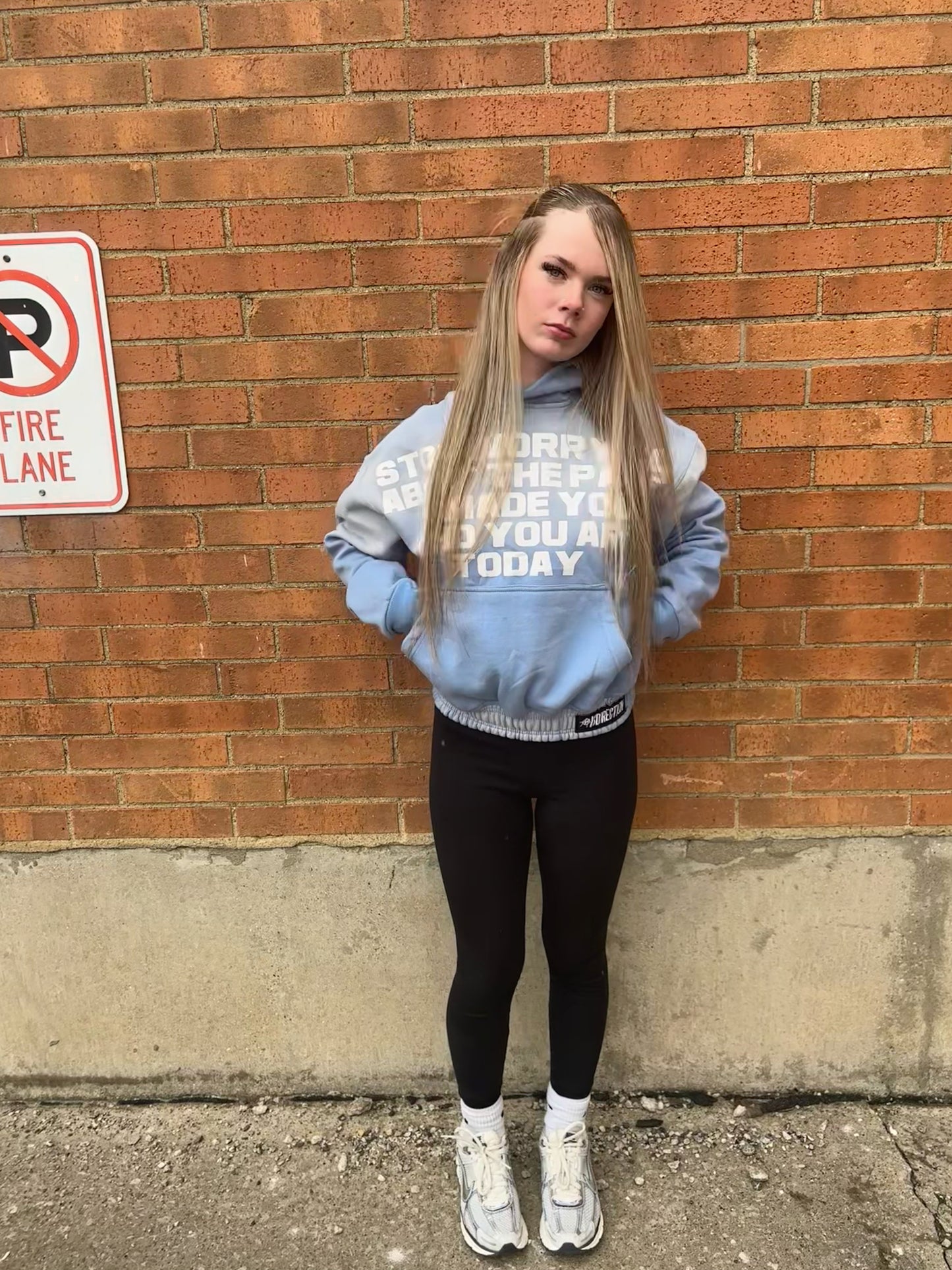 "Make You Or Break You" ~ Blue Hoodie