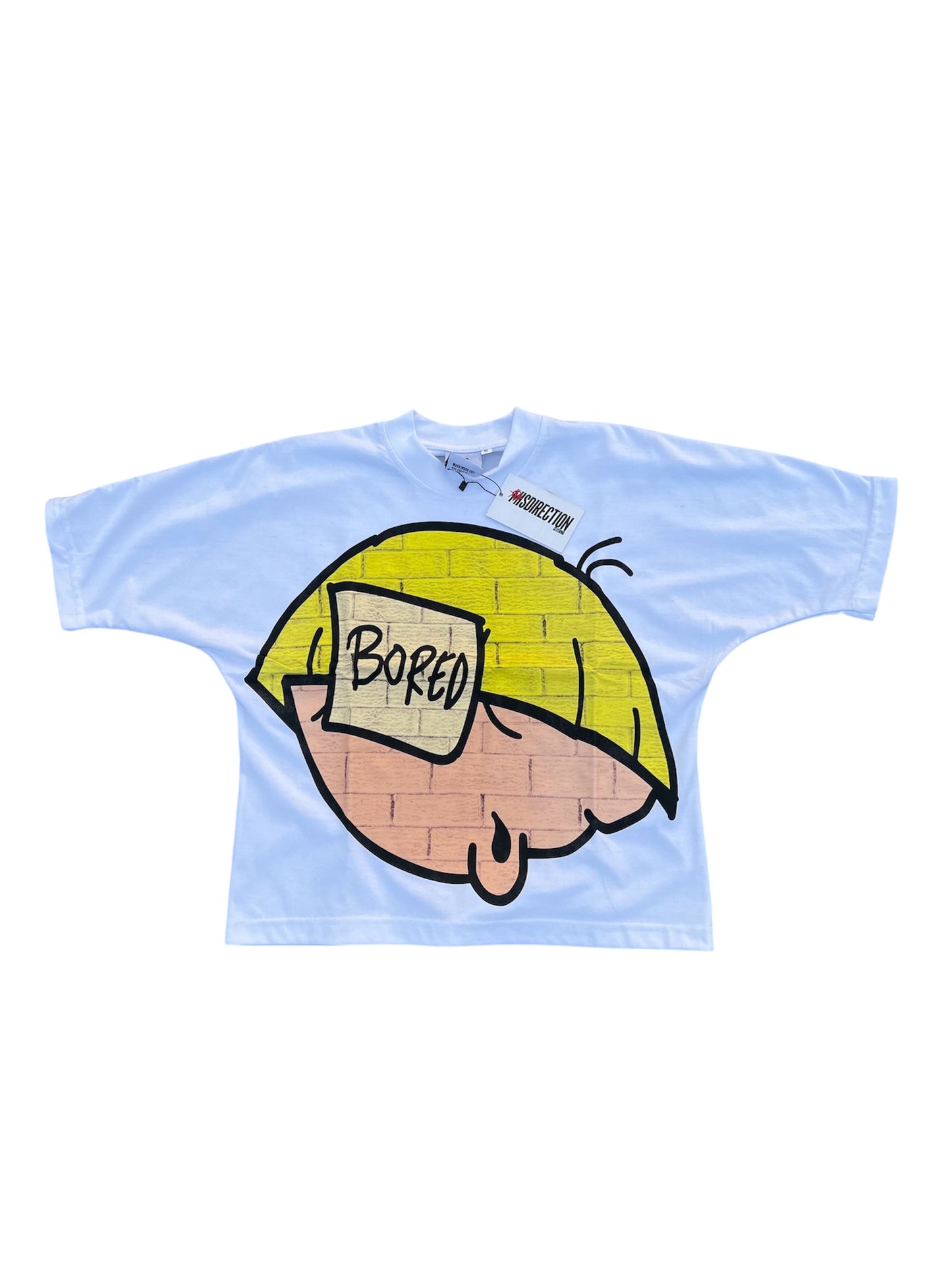 "BORED" WALLY TEE - Yellow