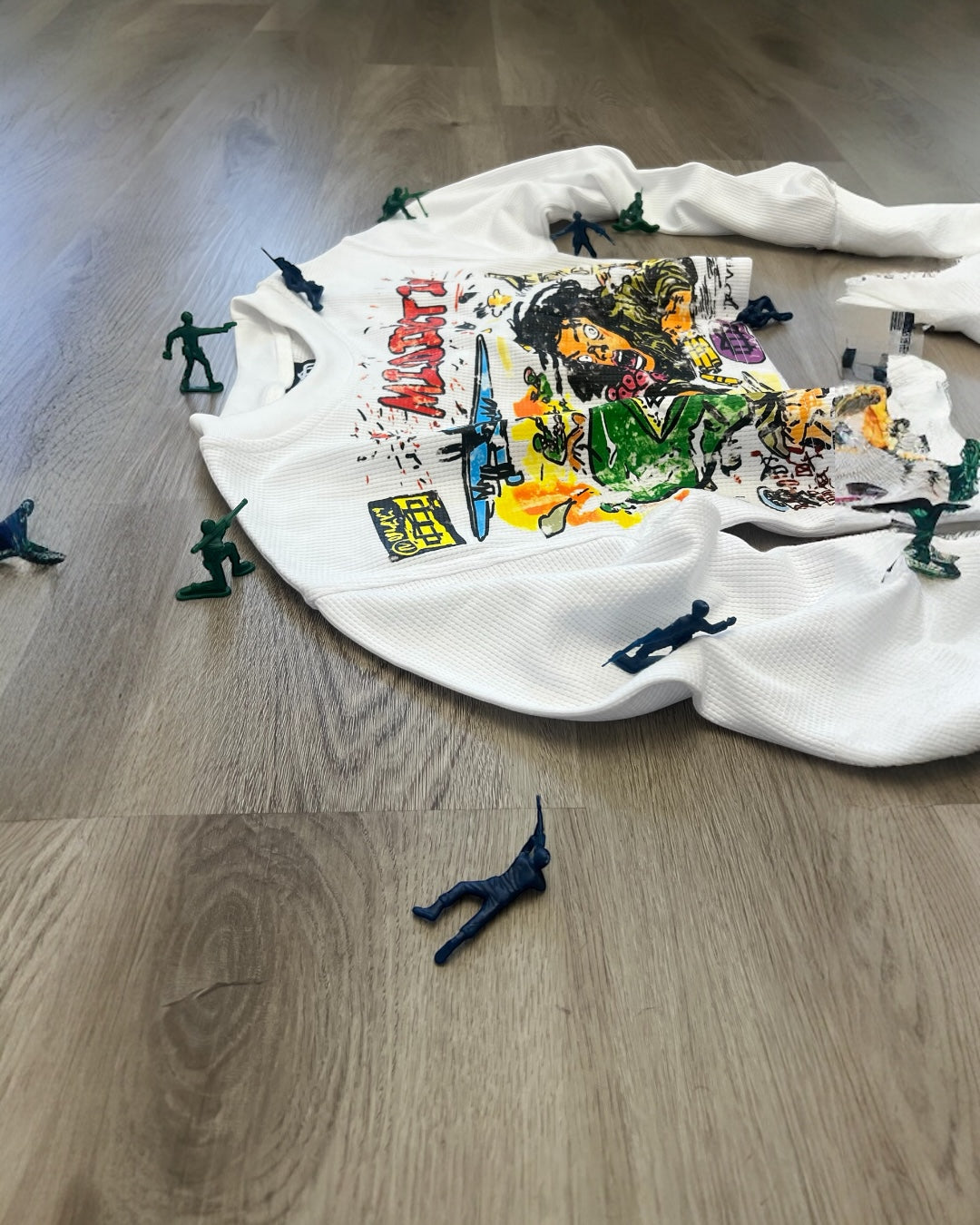 RESURGENCE ARMY THERMAL CROP TOP